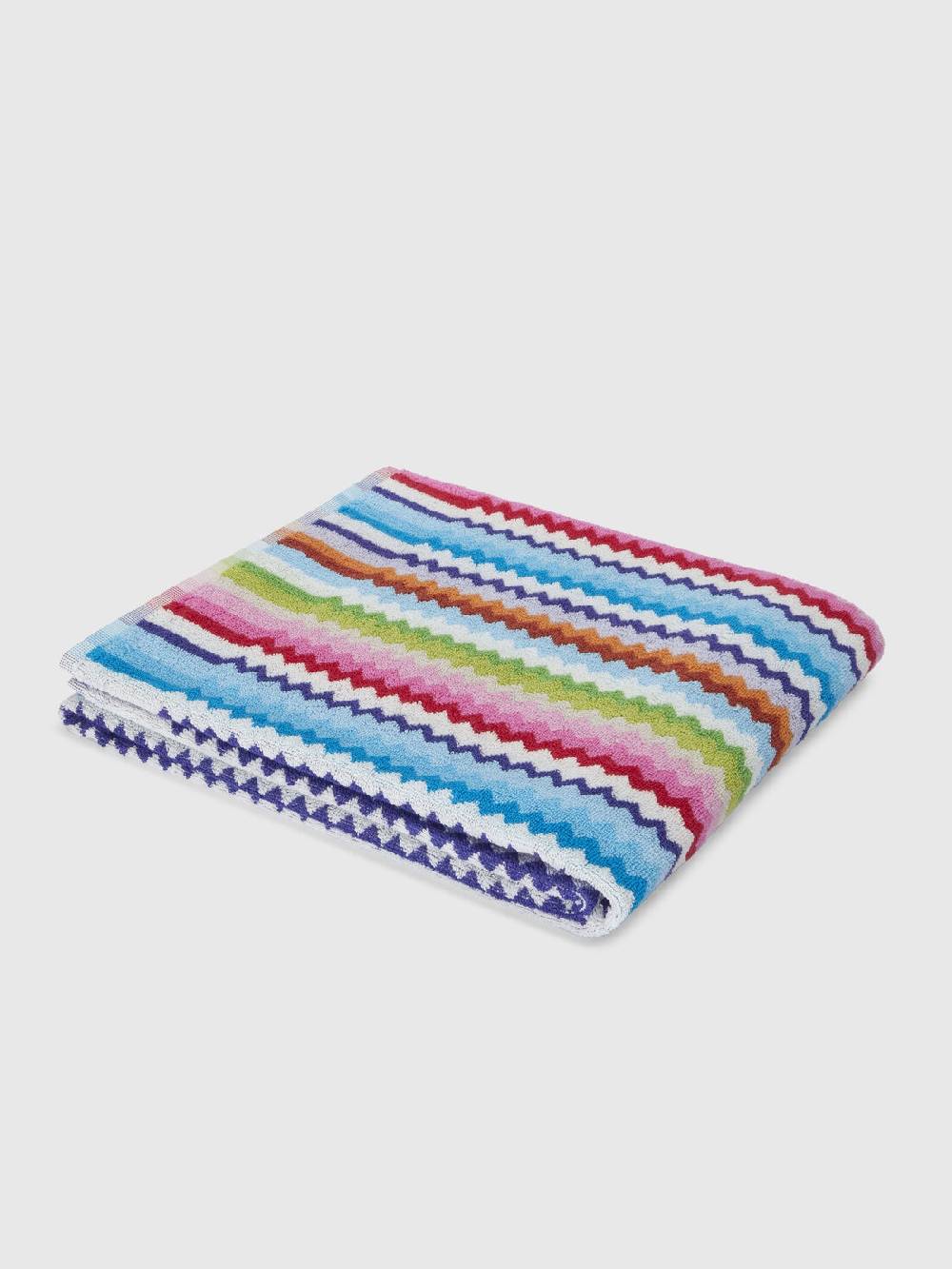 Missoni Telo da bagno 150x100 cm Riverbero in spugna di cotone zig zag Offerte