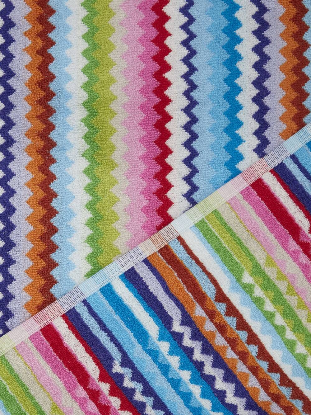 Missoni Telo da bagno 150x100 cm Riverbero in spugna di cotone zig zag Offerte