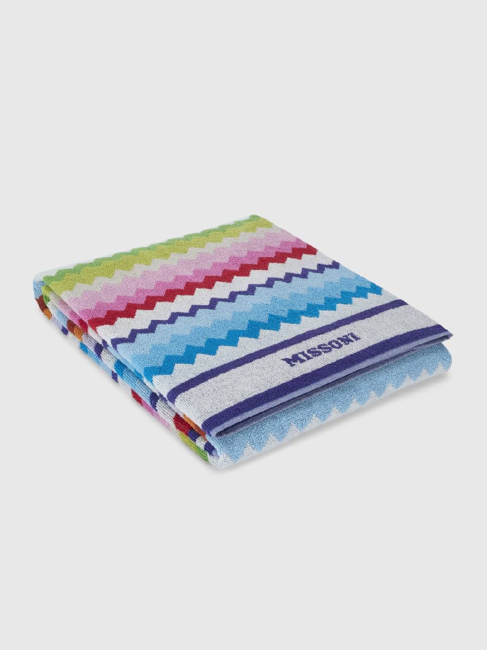 Missoni Telo mare 100x180 cm Riverbero in spugna di cotone zig zag Hotsell