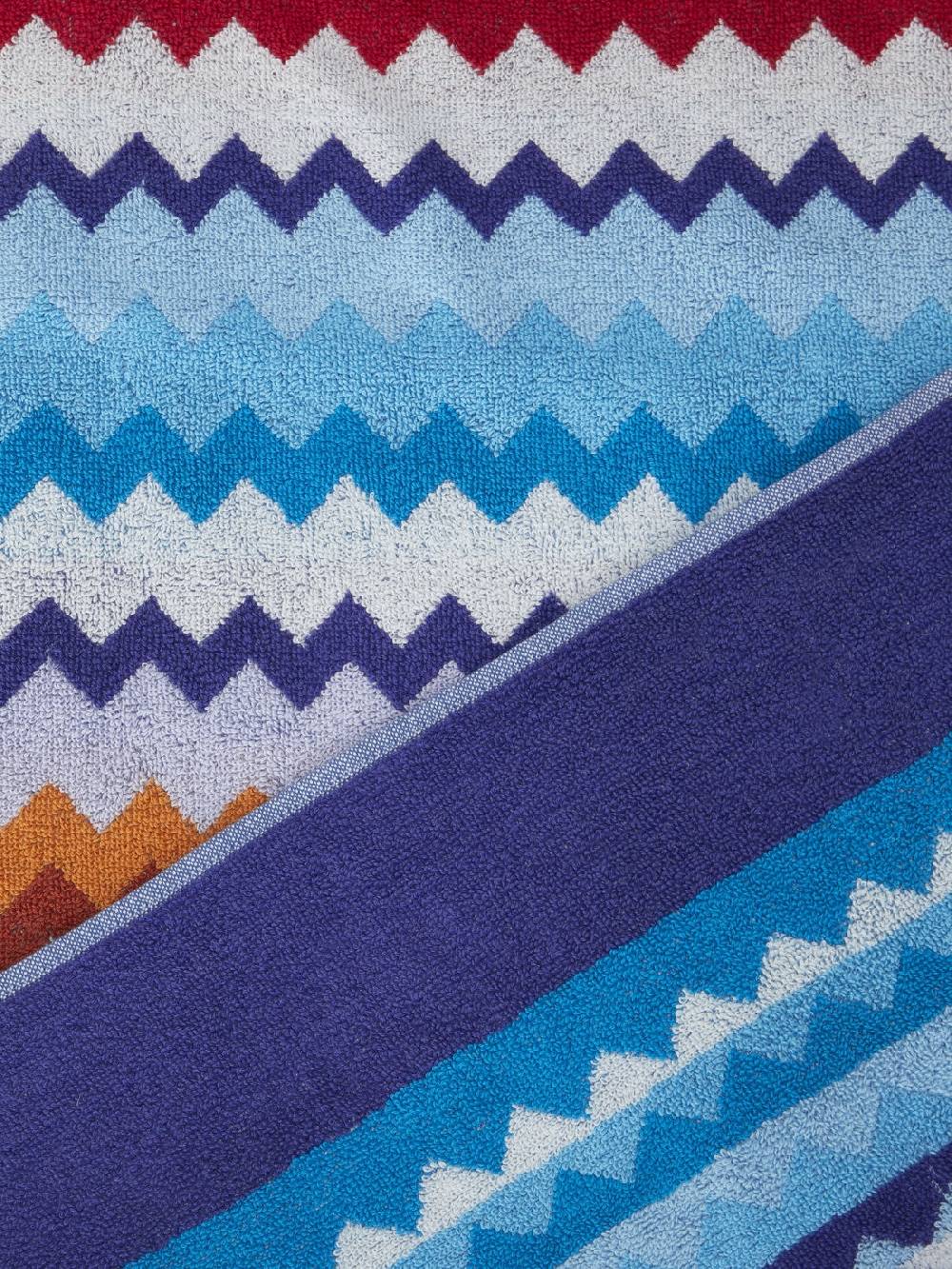 Missoni Telo mare 100x180 cm Riverbero in spugna di cotone zig zag Hotsell