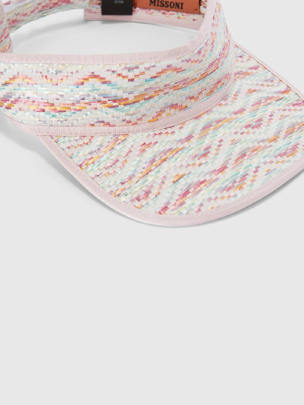 Missoni Cappello con visiera in viscosa e cotone chevron Vendite Flash