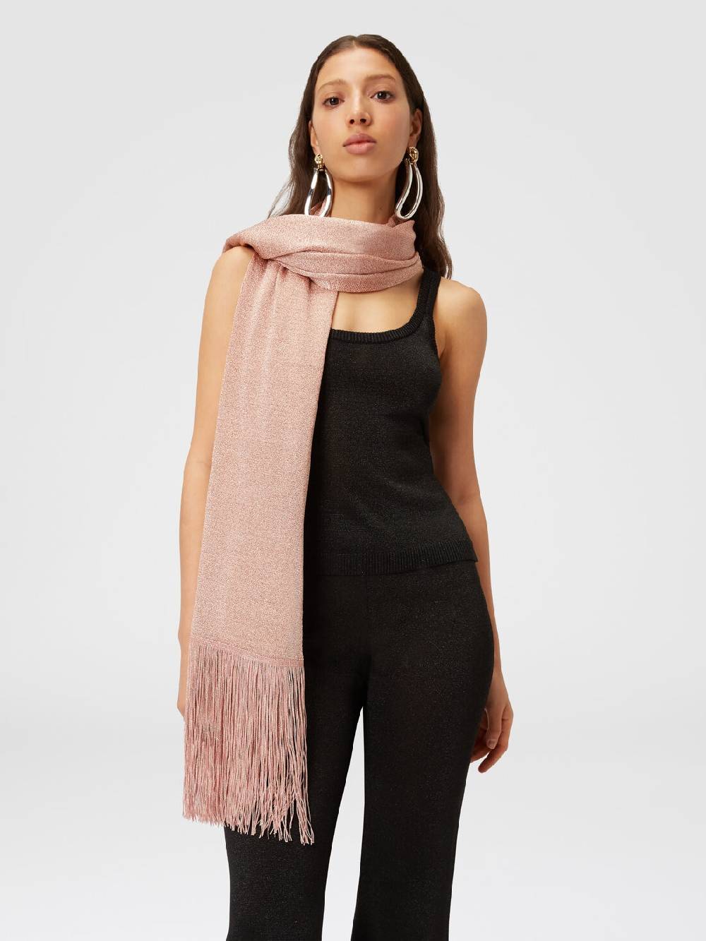 Missoni Stola in maglia di viscosa e nylon con frange Negozio