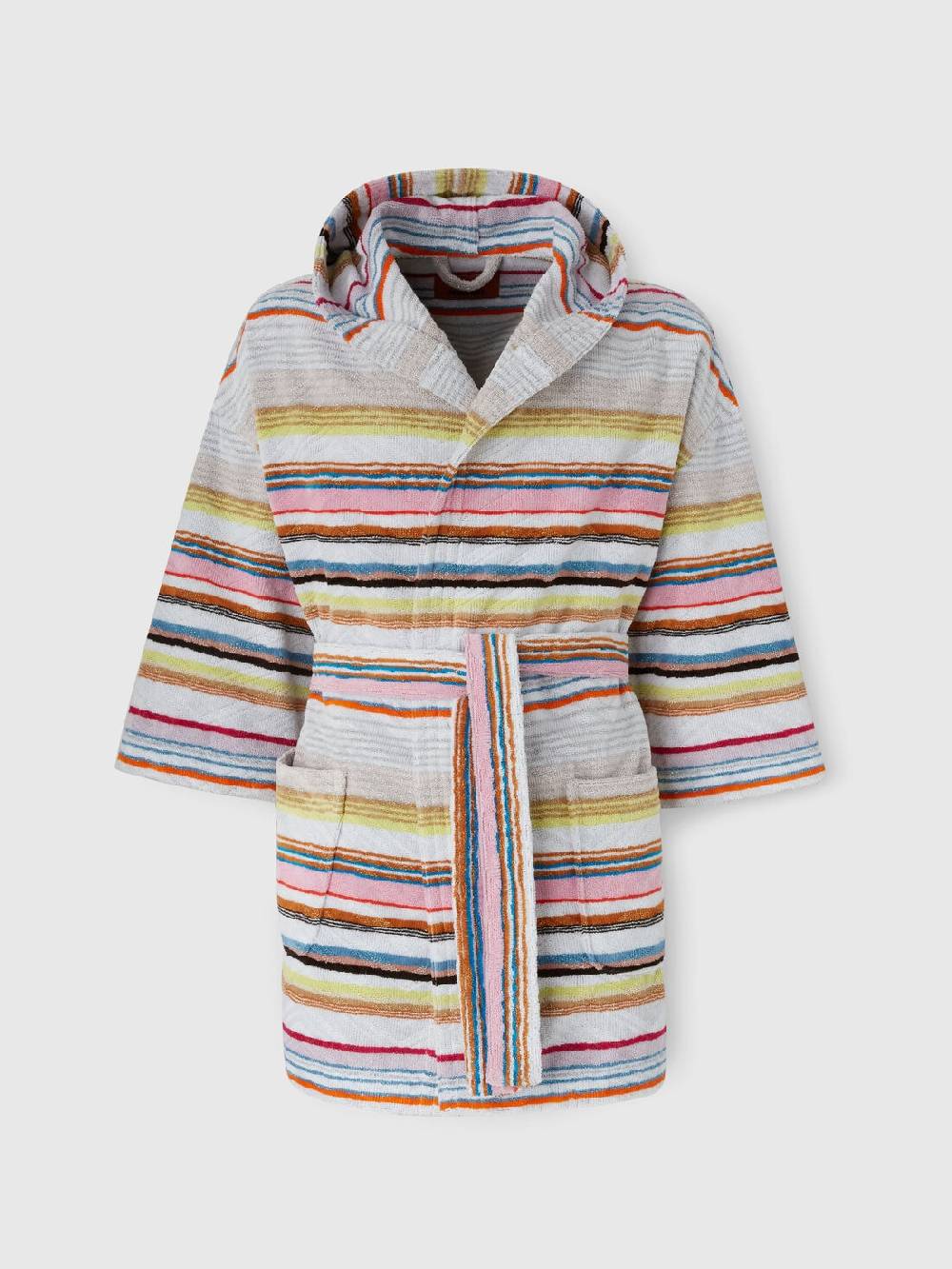Missoni Accappatoio corto Moonshadow in spugna di cotone con lurex Sconti questo mese