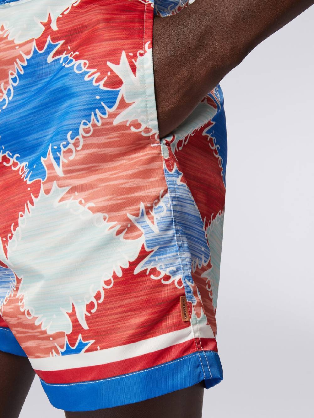Missoni Boxer mare in nylon fiammato con logo Soddisfazione Garantita
