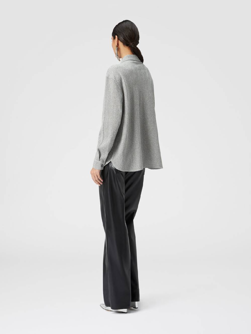 Missoni Camicia oversize in cotone e viscosa lamé Spedizione Gratuita