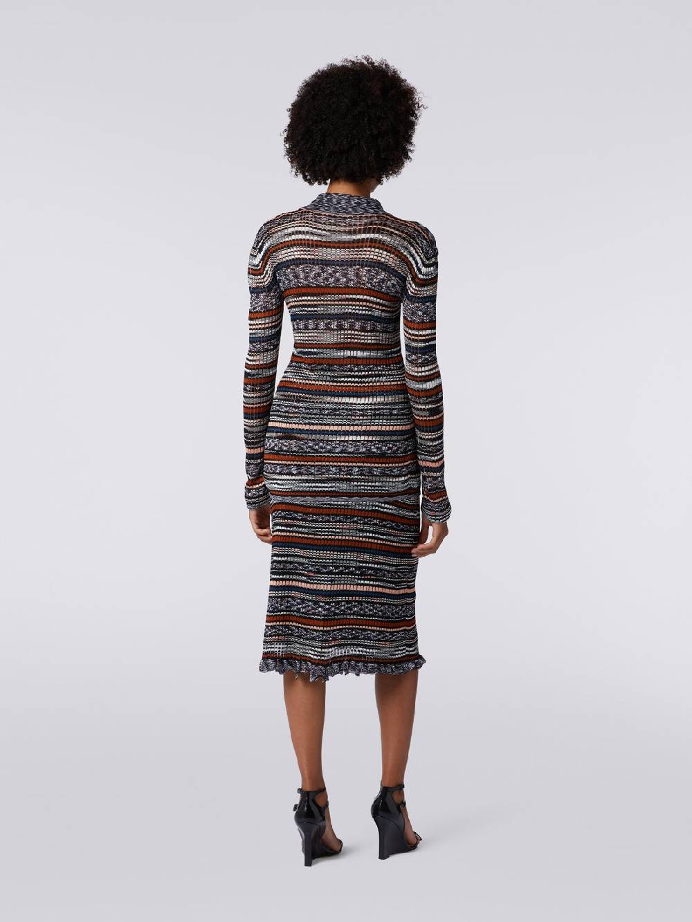 Missoni Camicia in maglia di viscosa a costine fiammata Consegna Veloce
