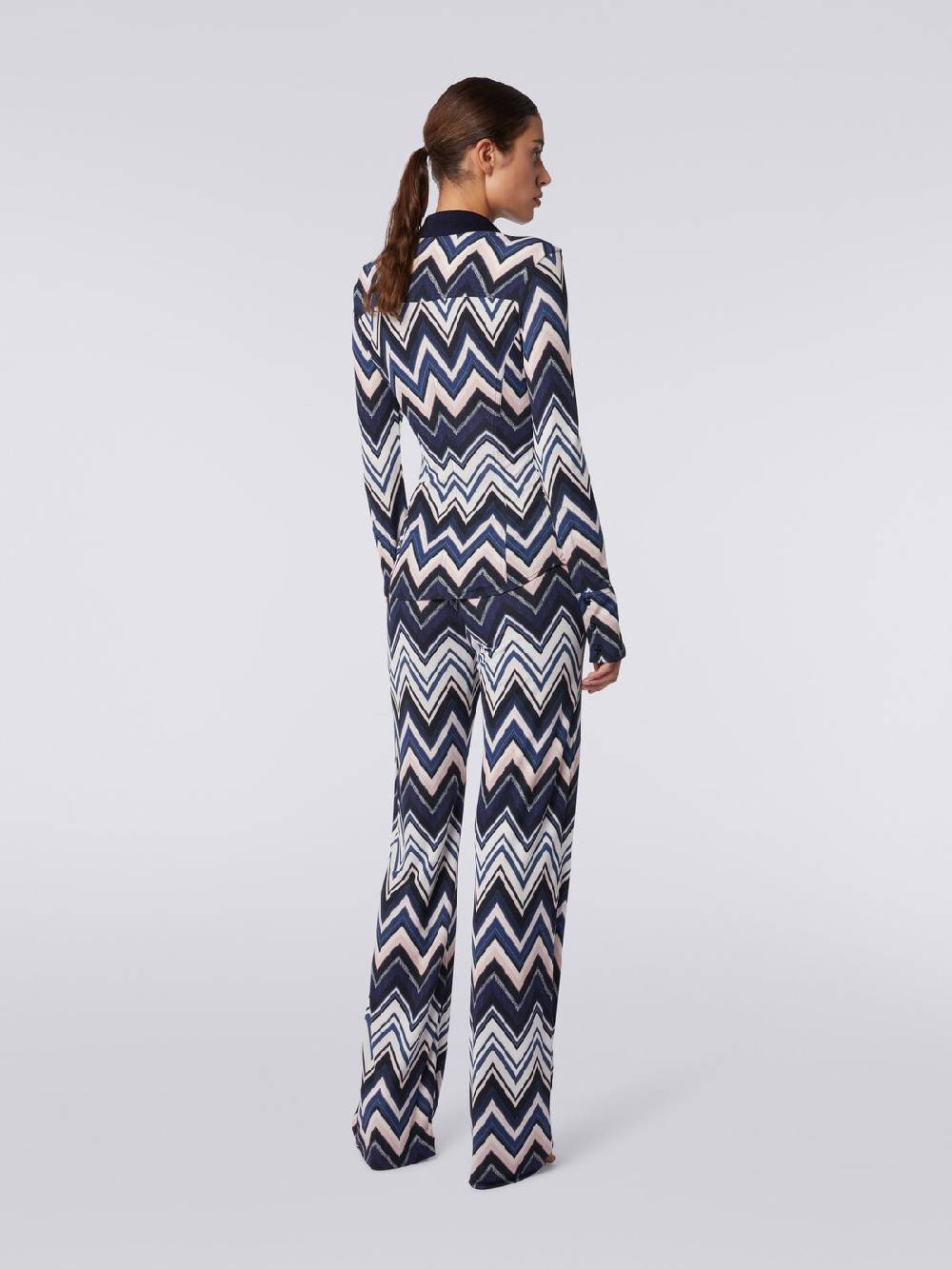 Missoni Camicia in viscosa con stampa zig zag Promozione Limitata