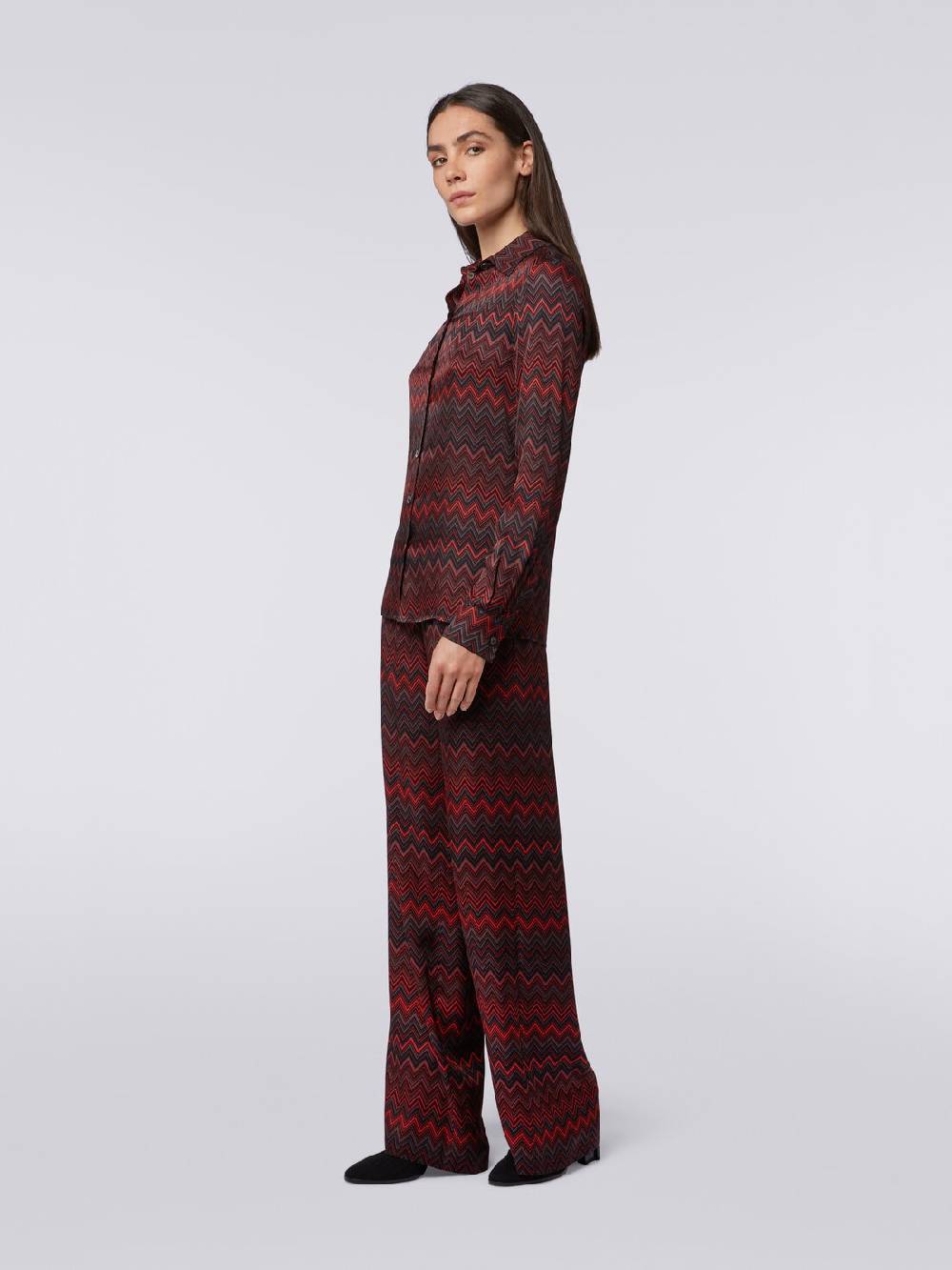 Missoni Camicia in viscosa jacquard a zig zag Acquista Ora