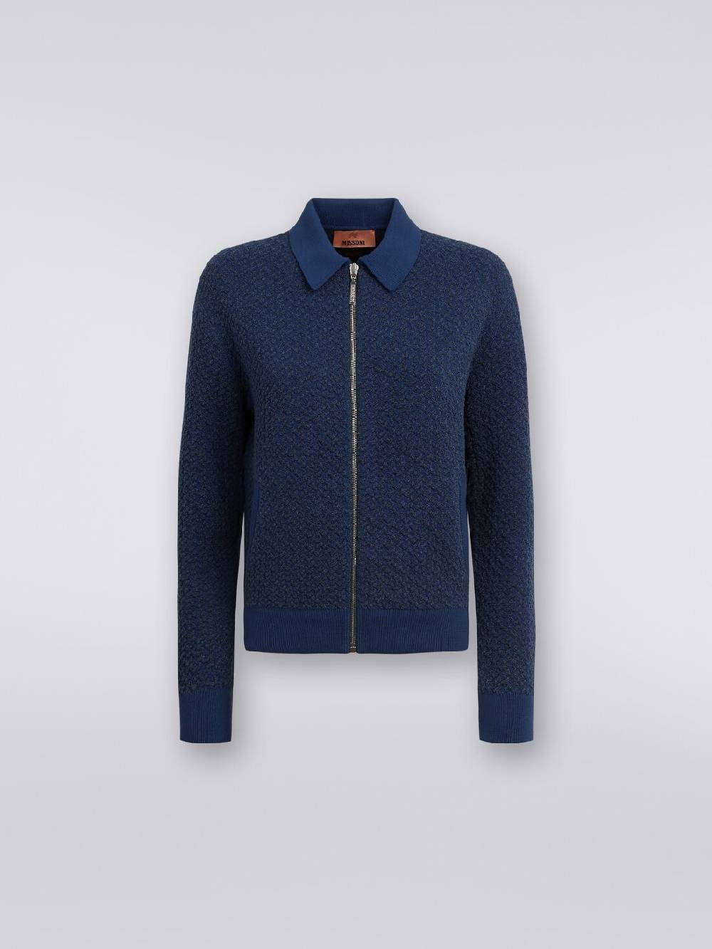 Missoni Bomber in cotone e nylon con zip Prezzo Ridotto