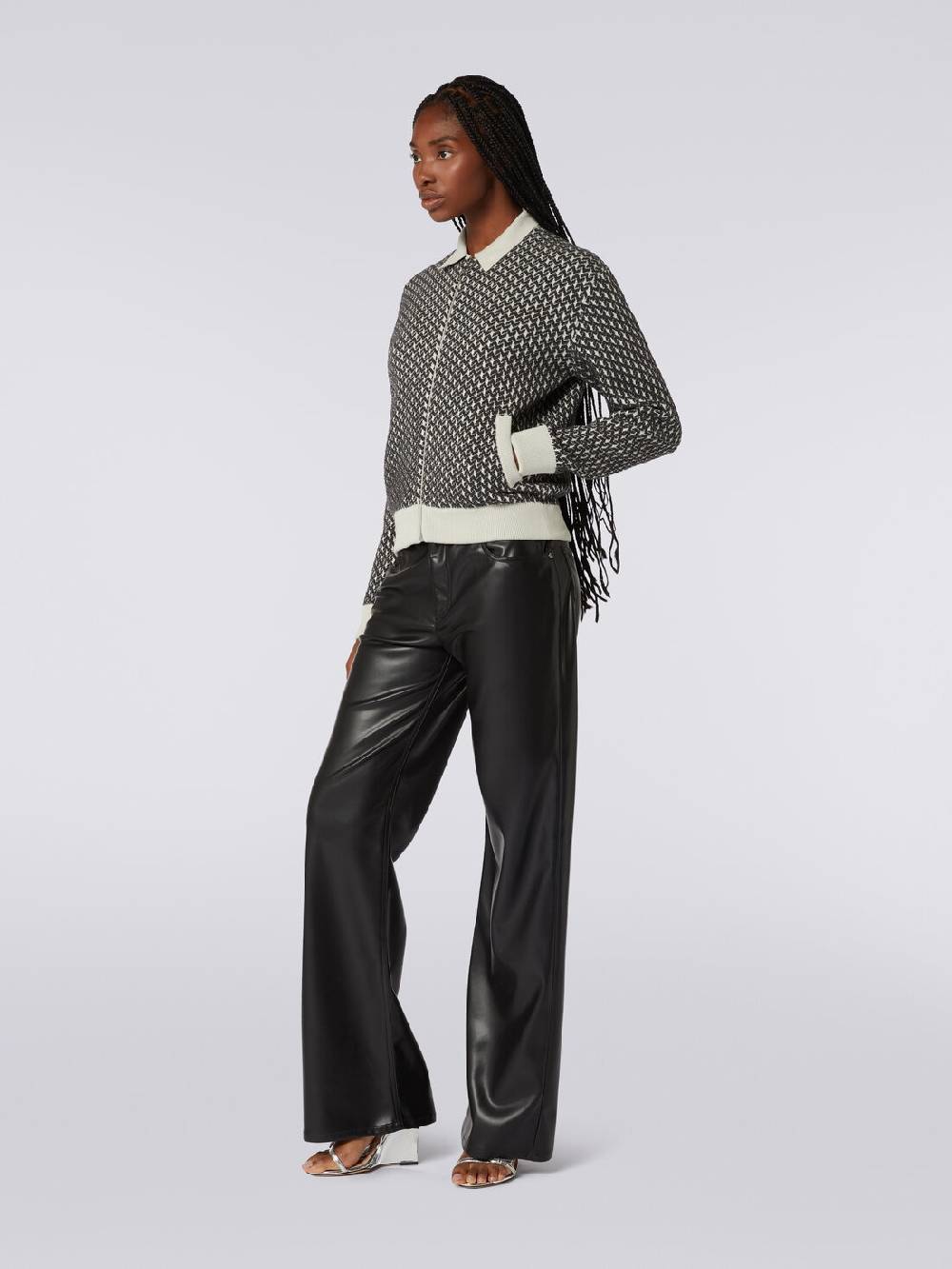 Missoni Bomber in cotone e nylon con zip Sottocosto