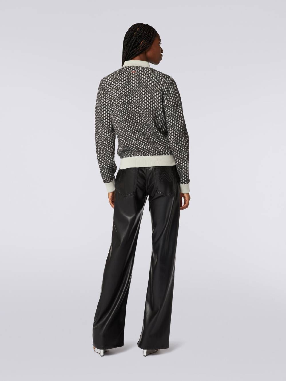 Missoni Bomber in cotone e nylon con zip Sottocosto