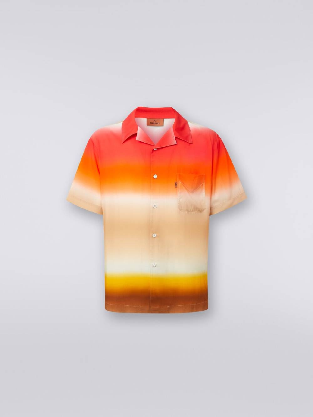 Missoni Camicia a maniche corte in viscosa dégradé Presa