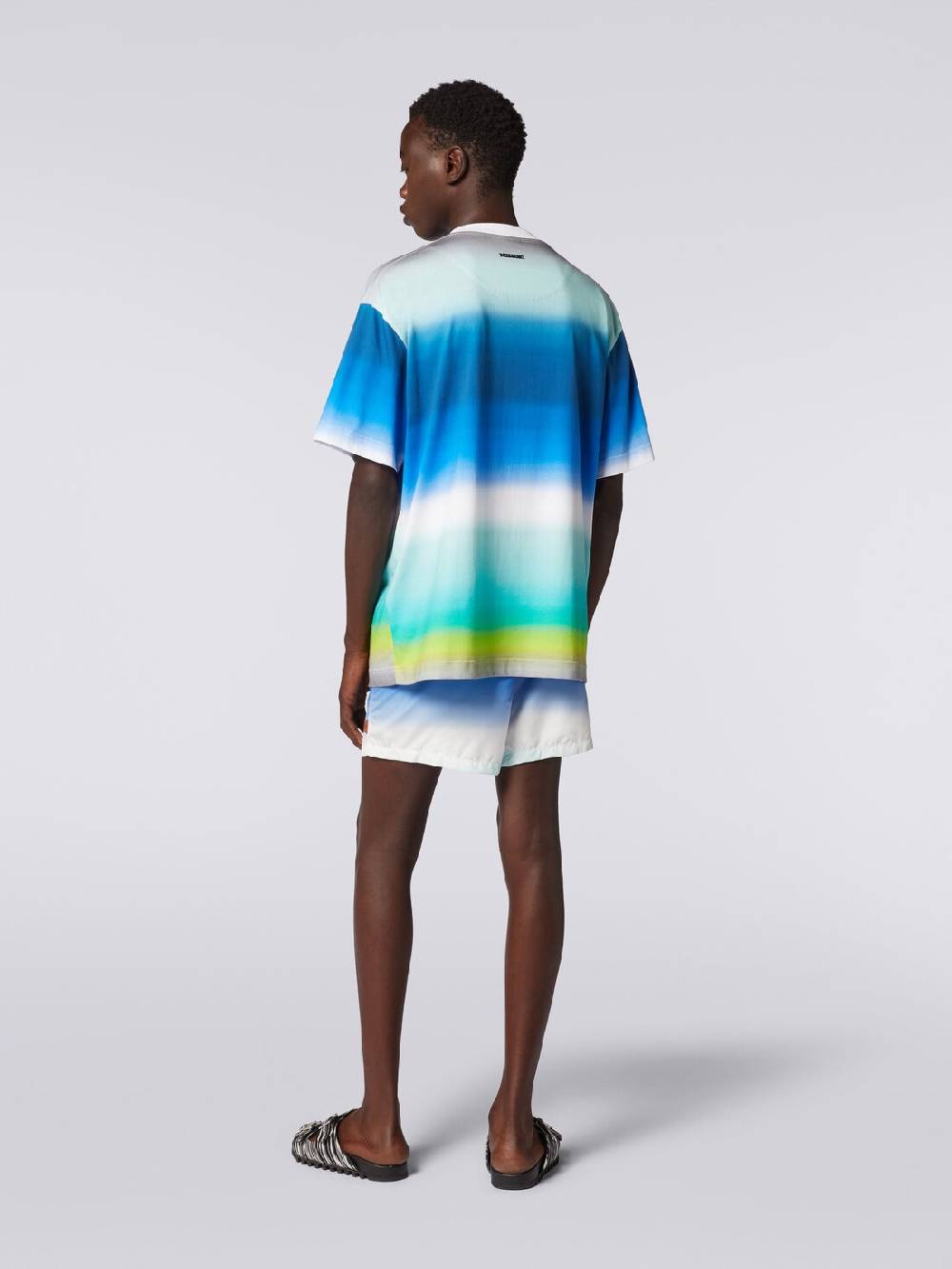 Missoni T-shirt oversize in cotone con stampa dégradé Offerta