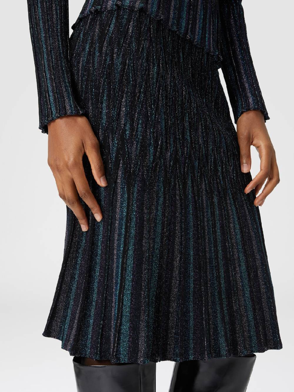Missoni Gonna midi svasata motivo diamante lamé Saldi