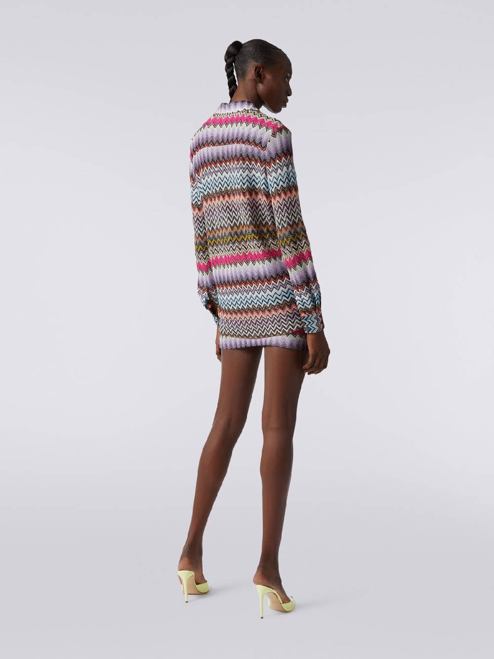 Missoni Camicia in maglia di viscosa chevron con lurex Offerte