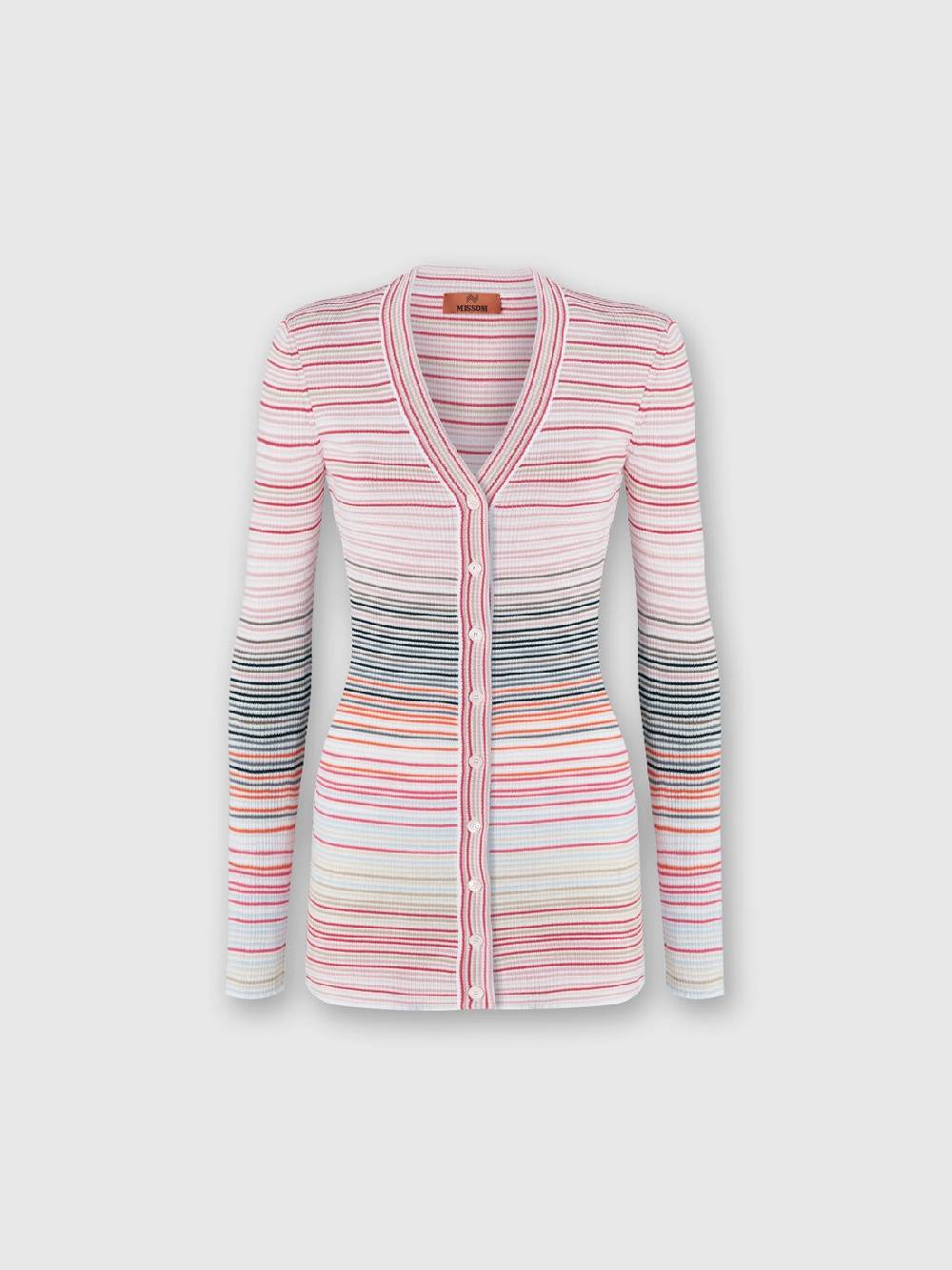 Missoni Cardigan in cotone e viscosa a righe In Saldo