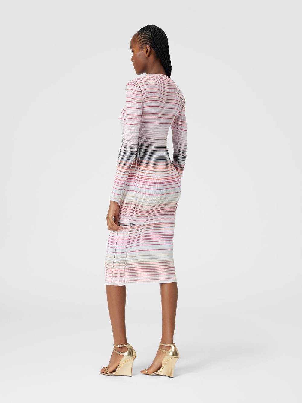 Missoni Cardigan in cotone e viscosa a righe In Saldo