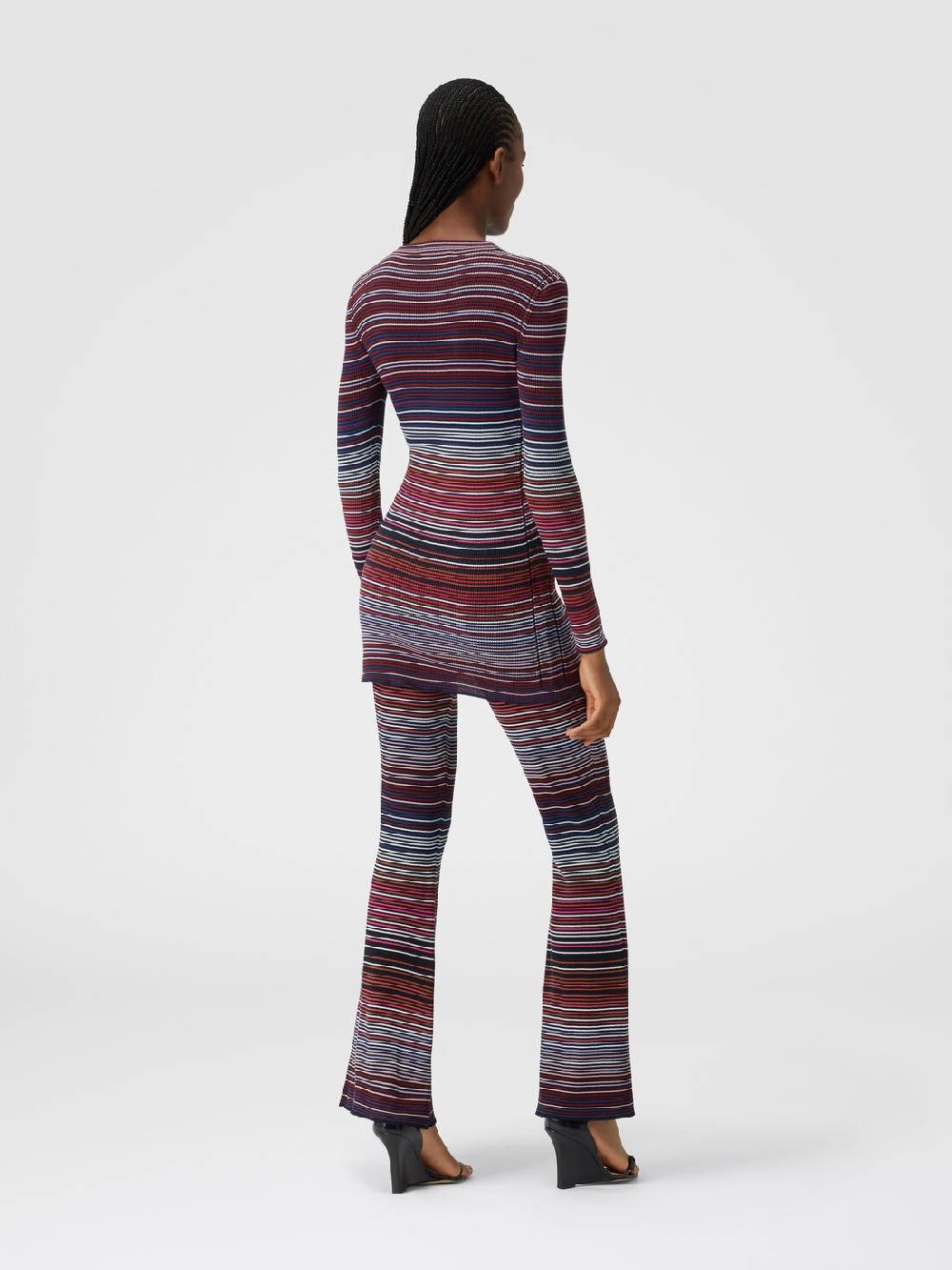 Missoni Cardigan in cotone e viscosa a righe Nuova
