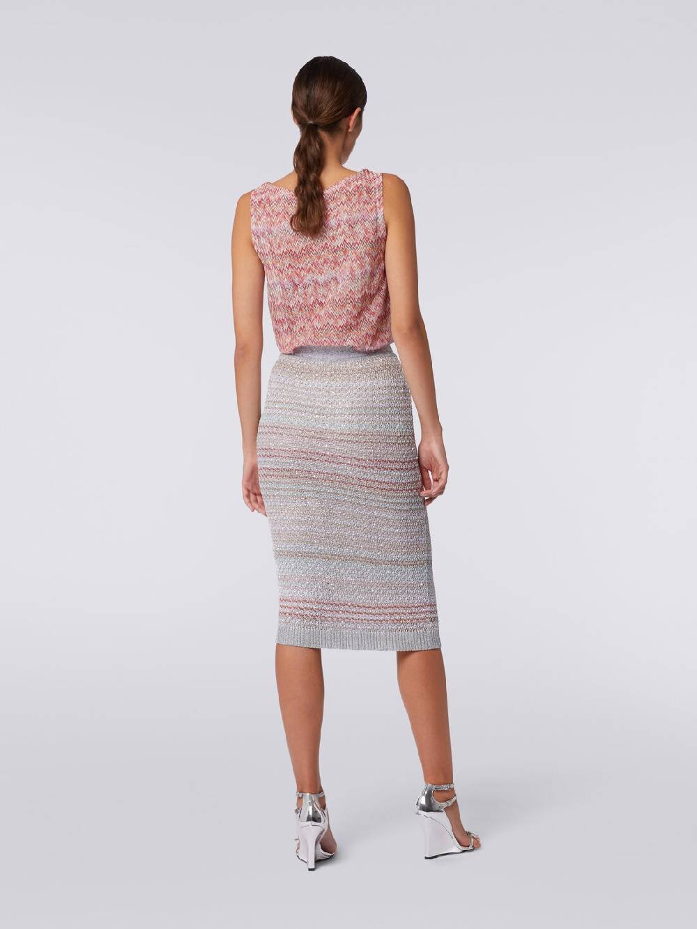 Missoni Gonna midi in misto viscosa con paillettes Nuovo
