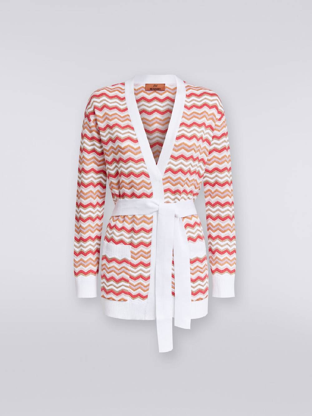 Missoni Cardigan in maglia di cotone e viscosa zig zag Promozione Limitata