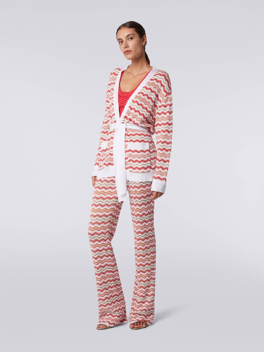Missoni Cardigan in maglia di cotone e viscosa zig zag Promozione Limitata