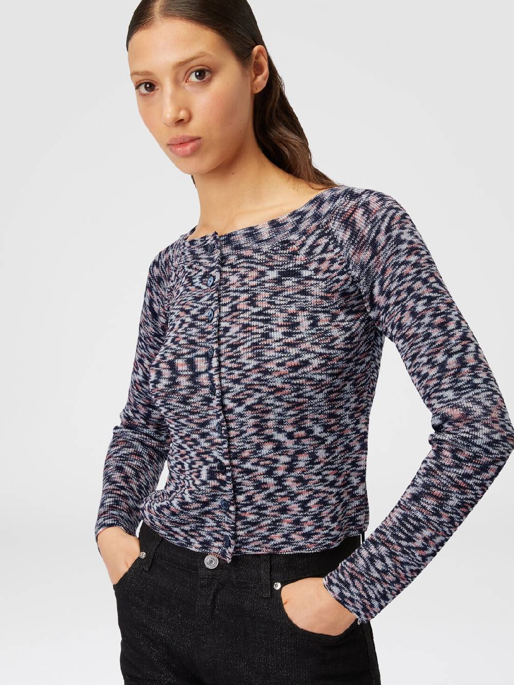Missoni Cardigan corto in misto viscosa fiammata Affare Del Giorno