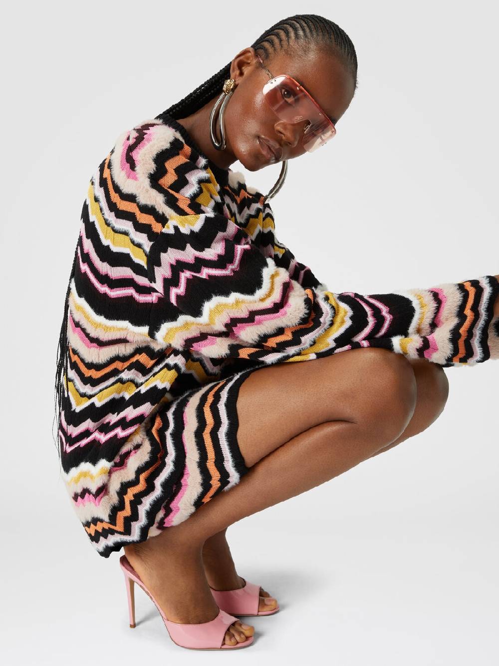 Missoni Minigonna con motivo greca zig zag Outlet