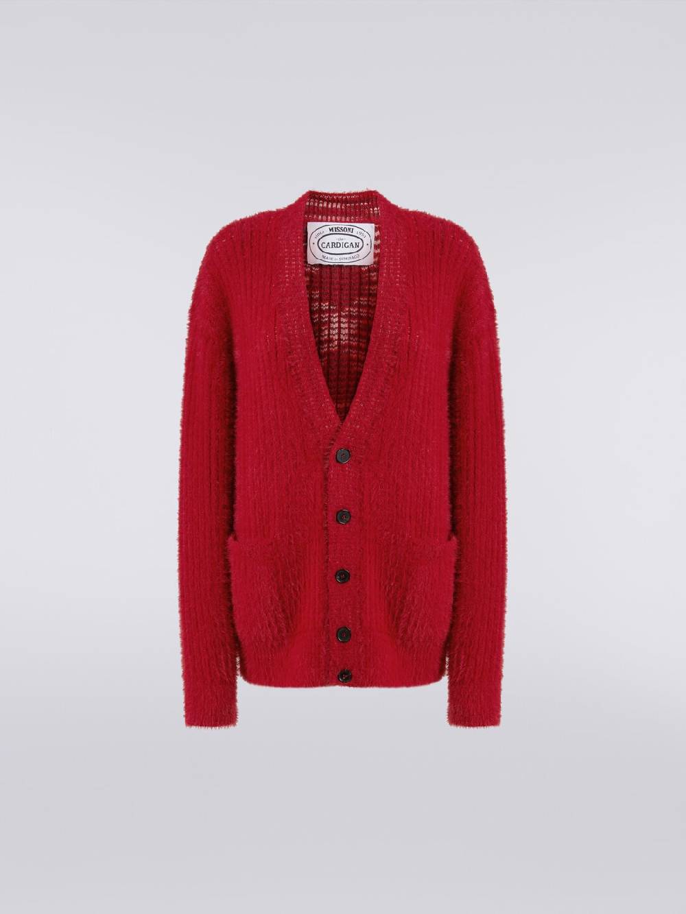 Missoni Cardigan oversize in misto lana effetto pelo Saldi Di Fabbrica
