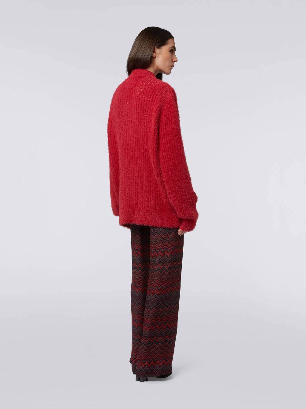 Missoni Cardigan oversize in misto lana effetto pelo Saldi Di Fabbrica