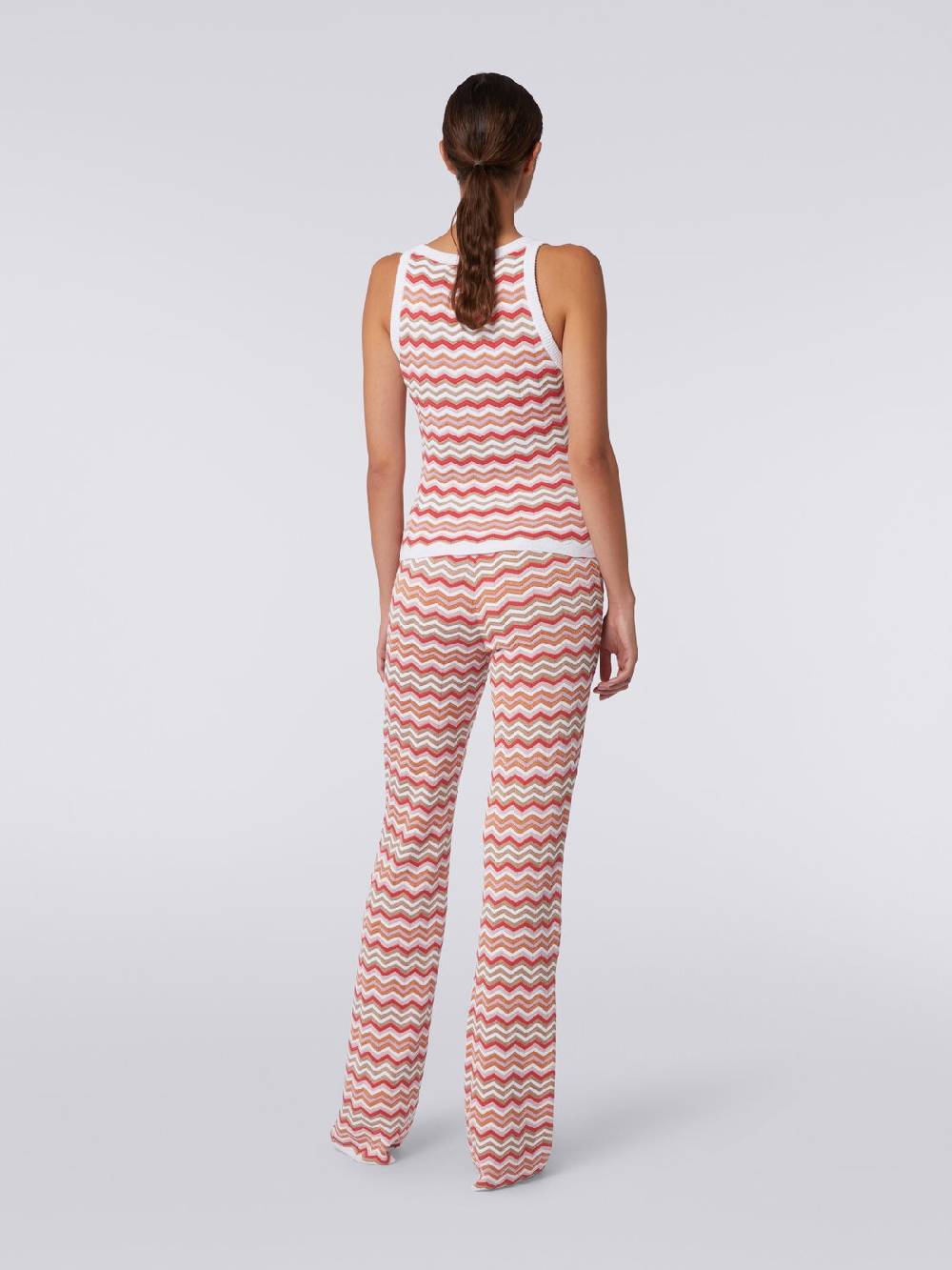 Missoni Canottiera in maglia di cotone e viscosa zig zag Ultimi due giorni