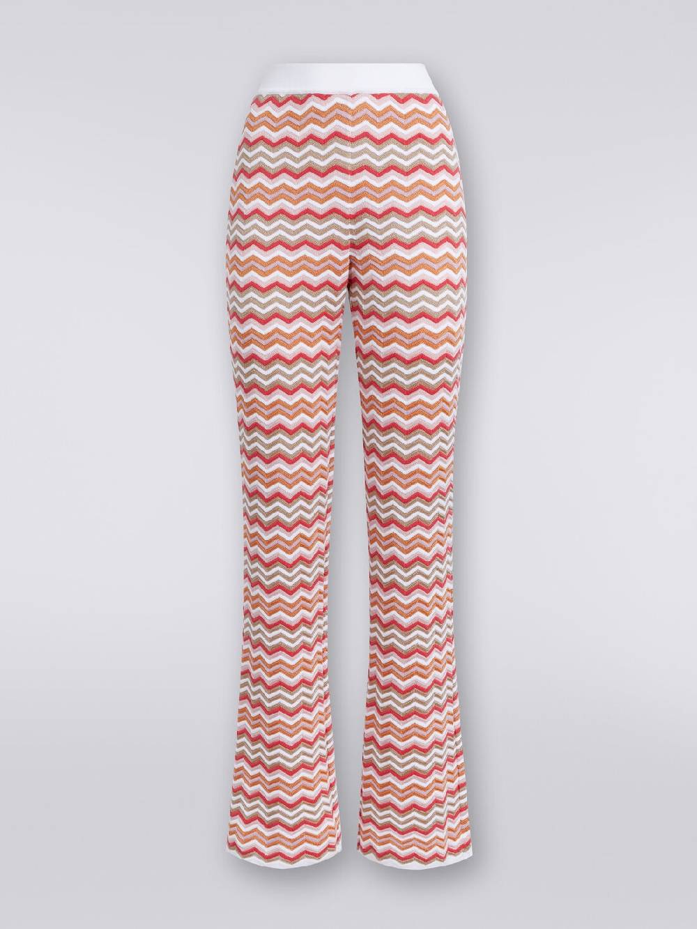 Missoni Pantaloni in maglia di cotone e viscosa zig zag Promozione