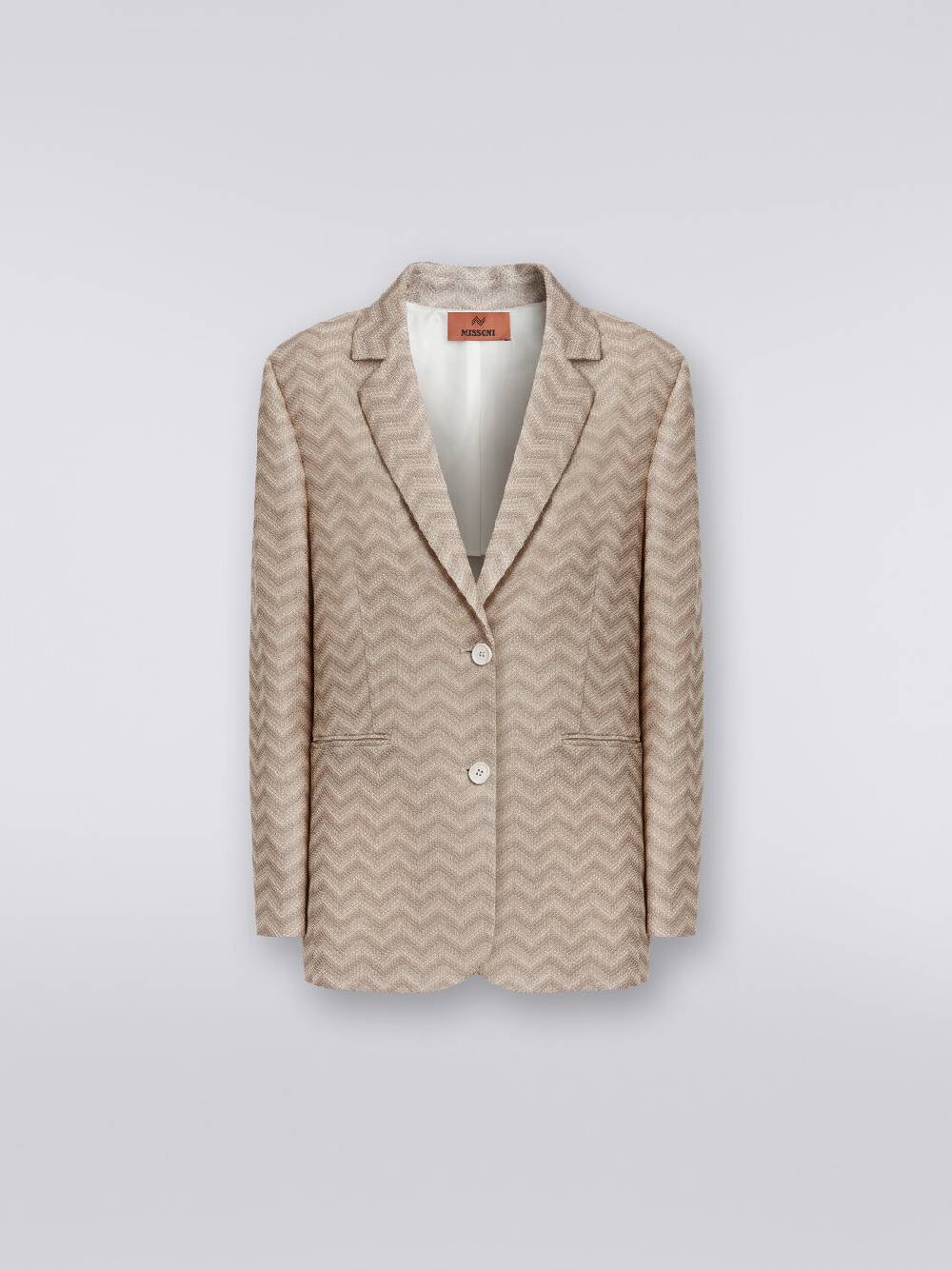 Missoni Blazer monopetto in cotone chevron Fino Al -60%