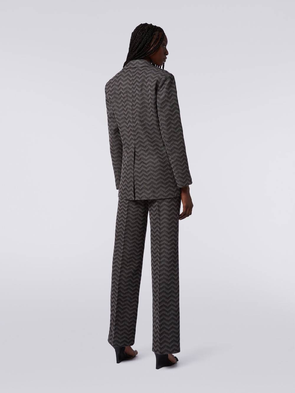 Missoni Blazer monopetto in cotone chevron Shopping Online