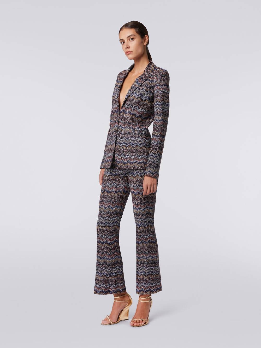 Missoni Blazer in misto viscosa zig zag con lurex Affare Del Giorno