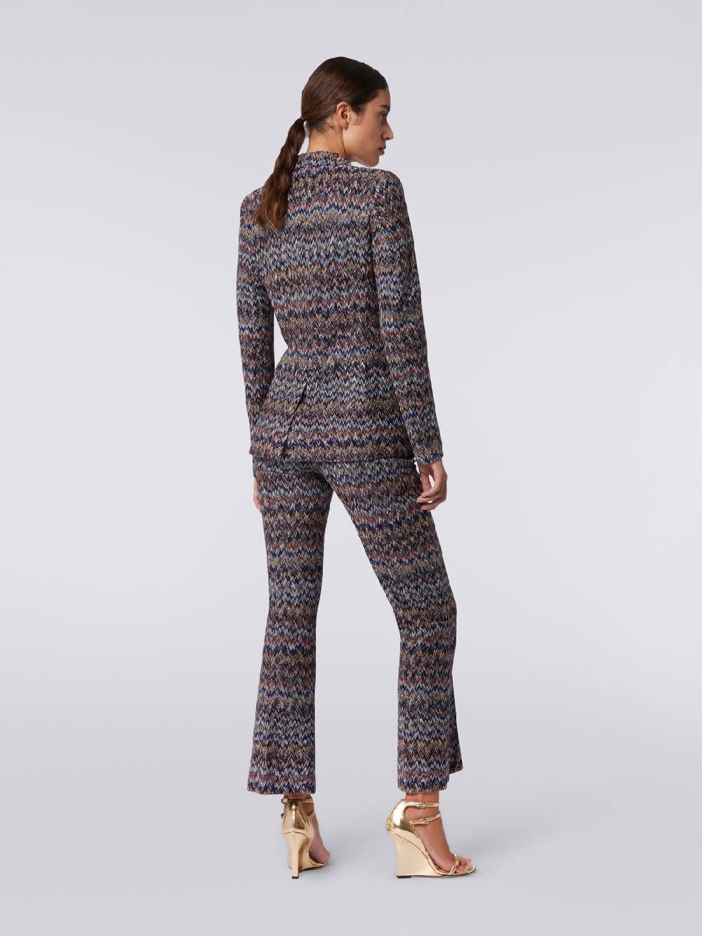 Missoni Blazer in misto viscosa zig zag con lurex Affare Del Giorno
