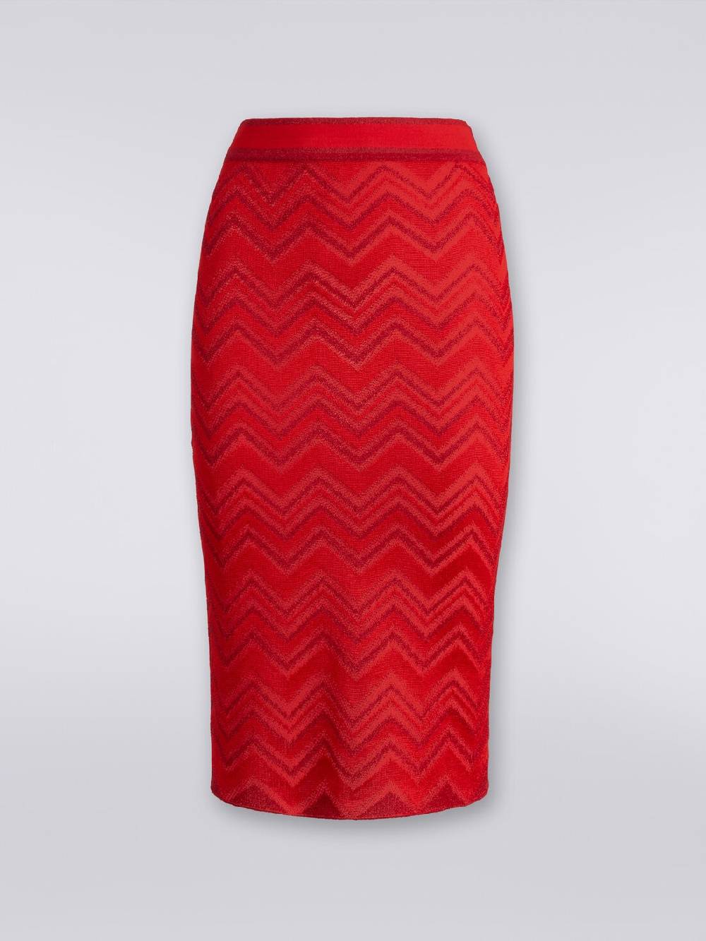 Missoni Gonna longuette in maglia zig zag con lurex Hotsell