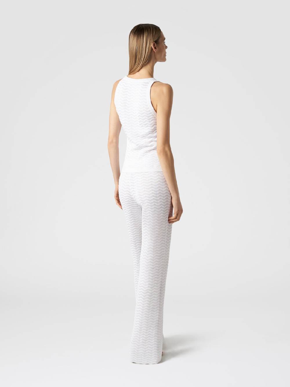 Missoni Pantaloni in maglia zig zag Vendite Flash