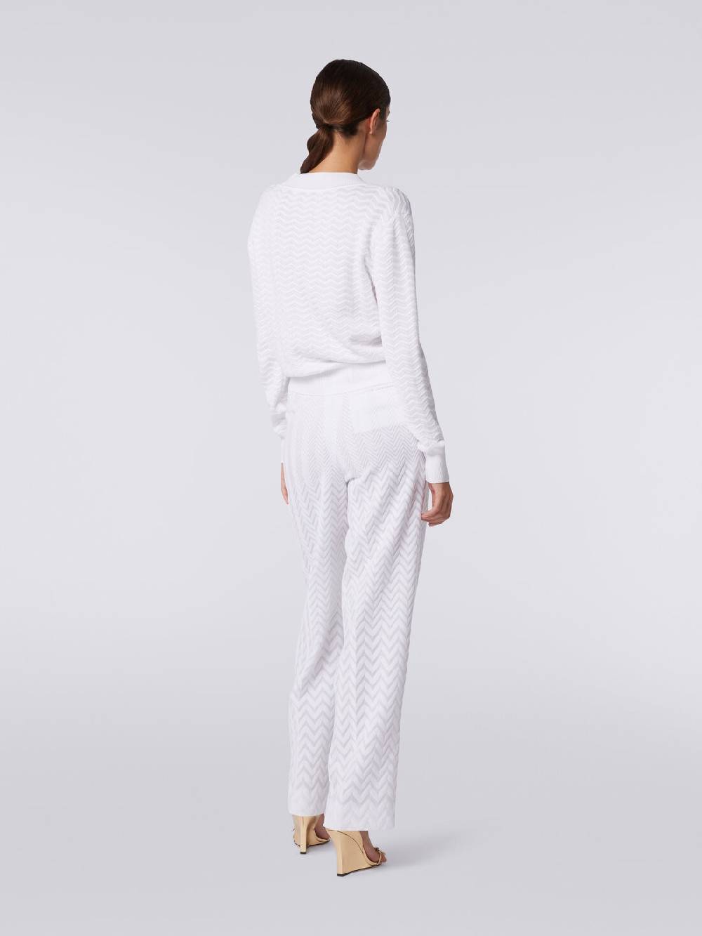 Missoni Pullover con scollatura a V in maglia zig zag Negozio
