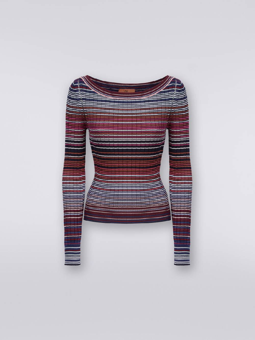 Missoni Pullover in cotone e viscosa a righe Italy