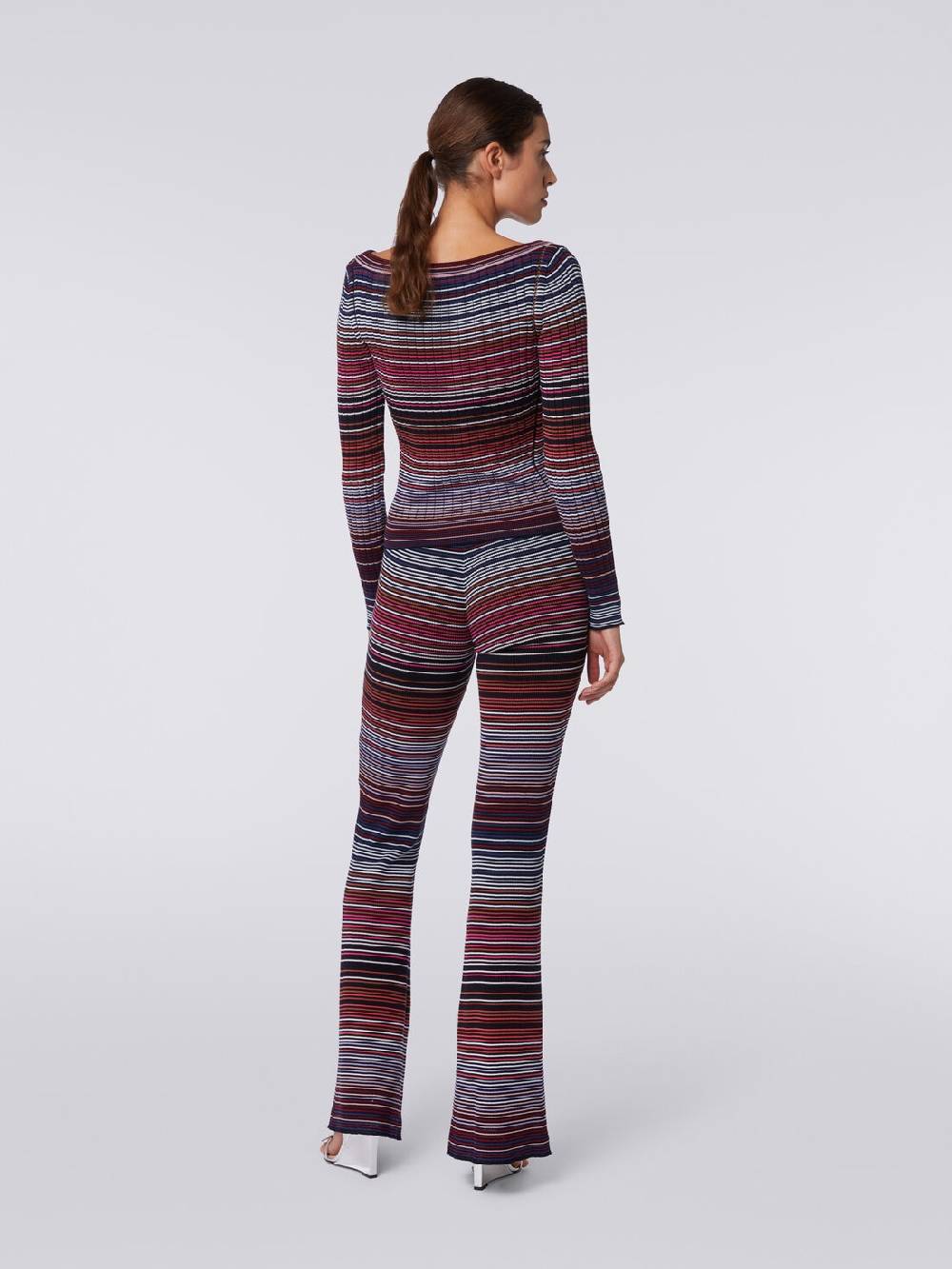 Missoni Pullover in cotone e viscosa a righe Italy