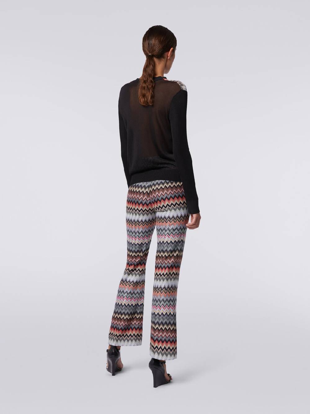 Missoni Pullover girocollo in viscosa zig zag In Linea