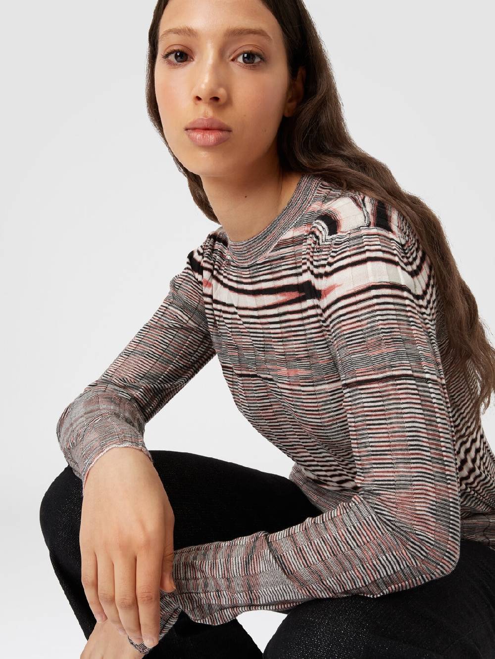 Missoni Maglia girocollo in cashmere e seta fiammata Qualità
