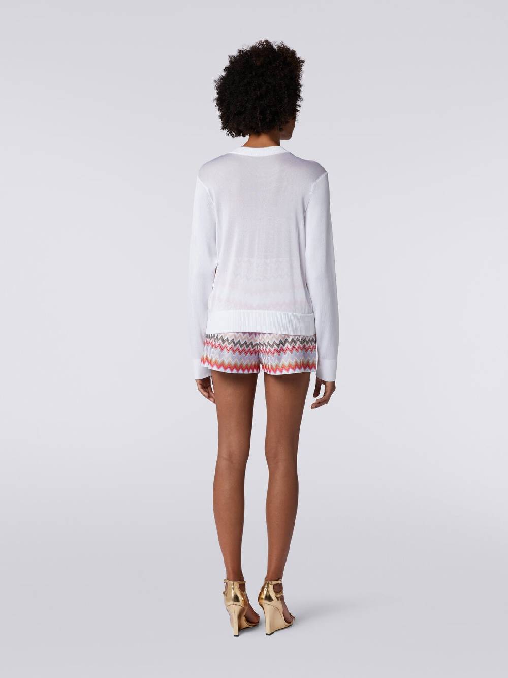 Missoni Shorts in tessuto zig zag Soddisfazione Garantita