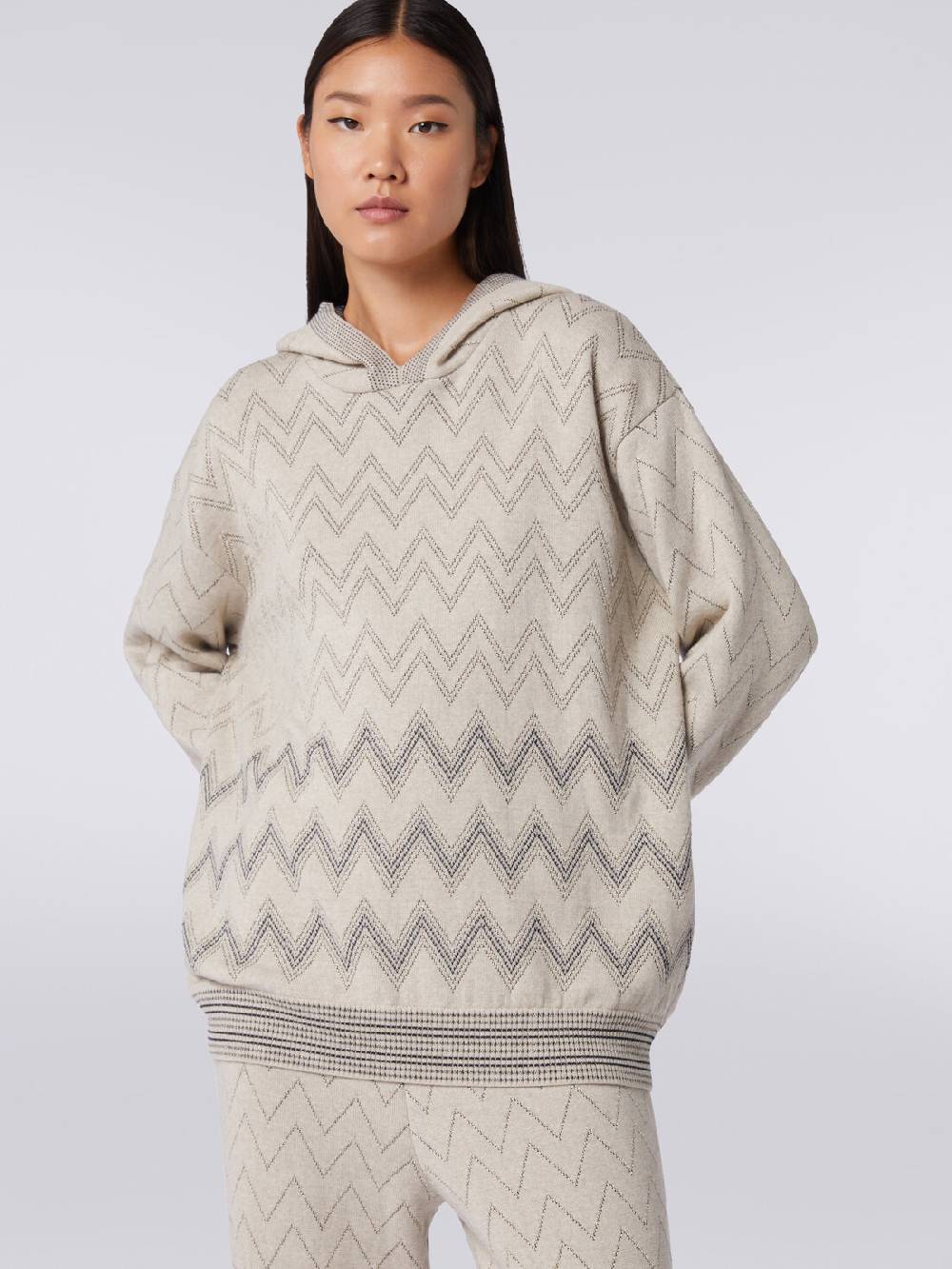 Missoni Pullover in misto lana zig zag con lurex Acquista Ora