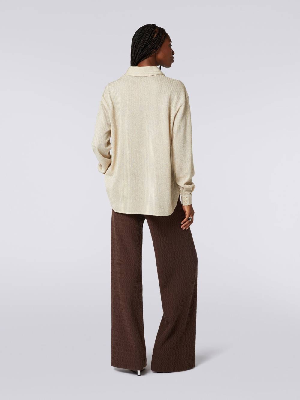 Missoni Pantaloni a palazzo in cotone Novità