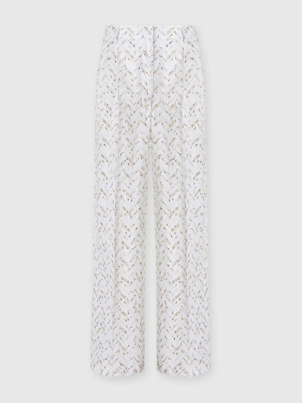 Missoni Pantaloni in popeline di cotone con pizzo sangallo Offerta