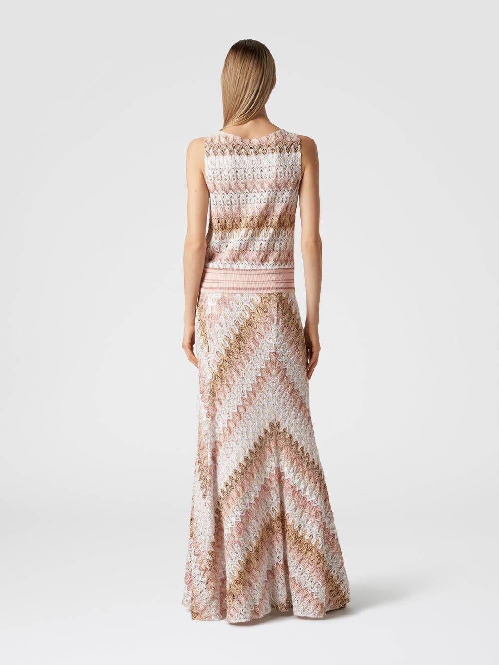 Missoni Gonna lunga in misto viscosa lamé effetto pizzo Online