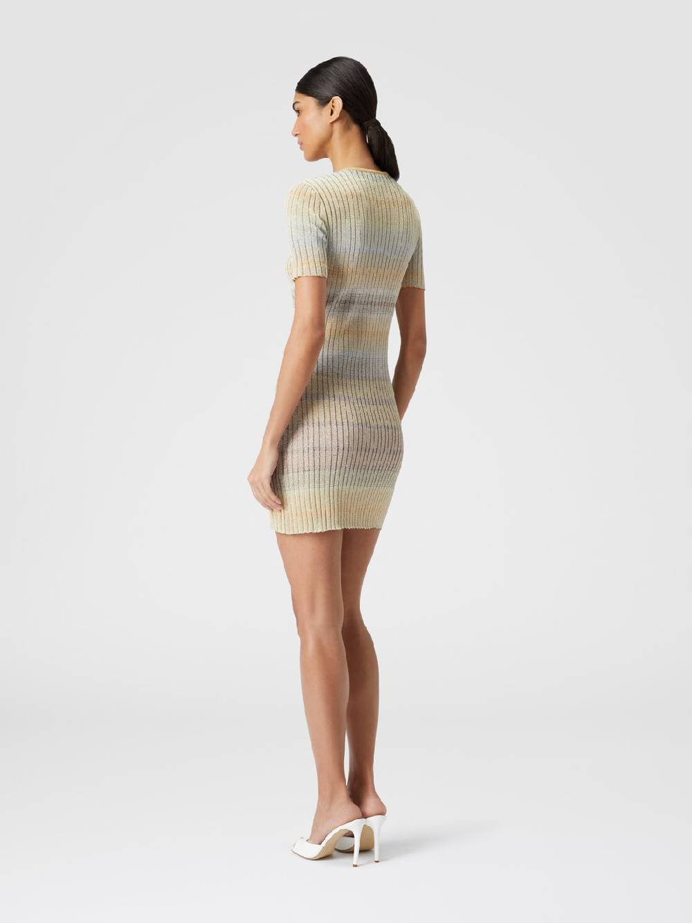 Missoni Mini-abito girocollo a costine con lurex Saldi