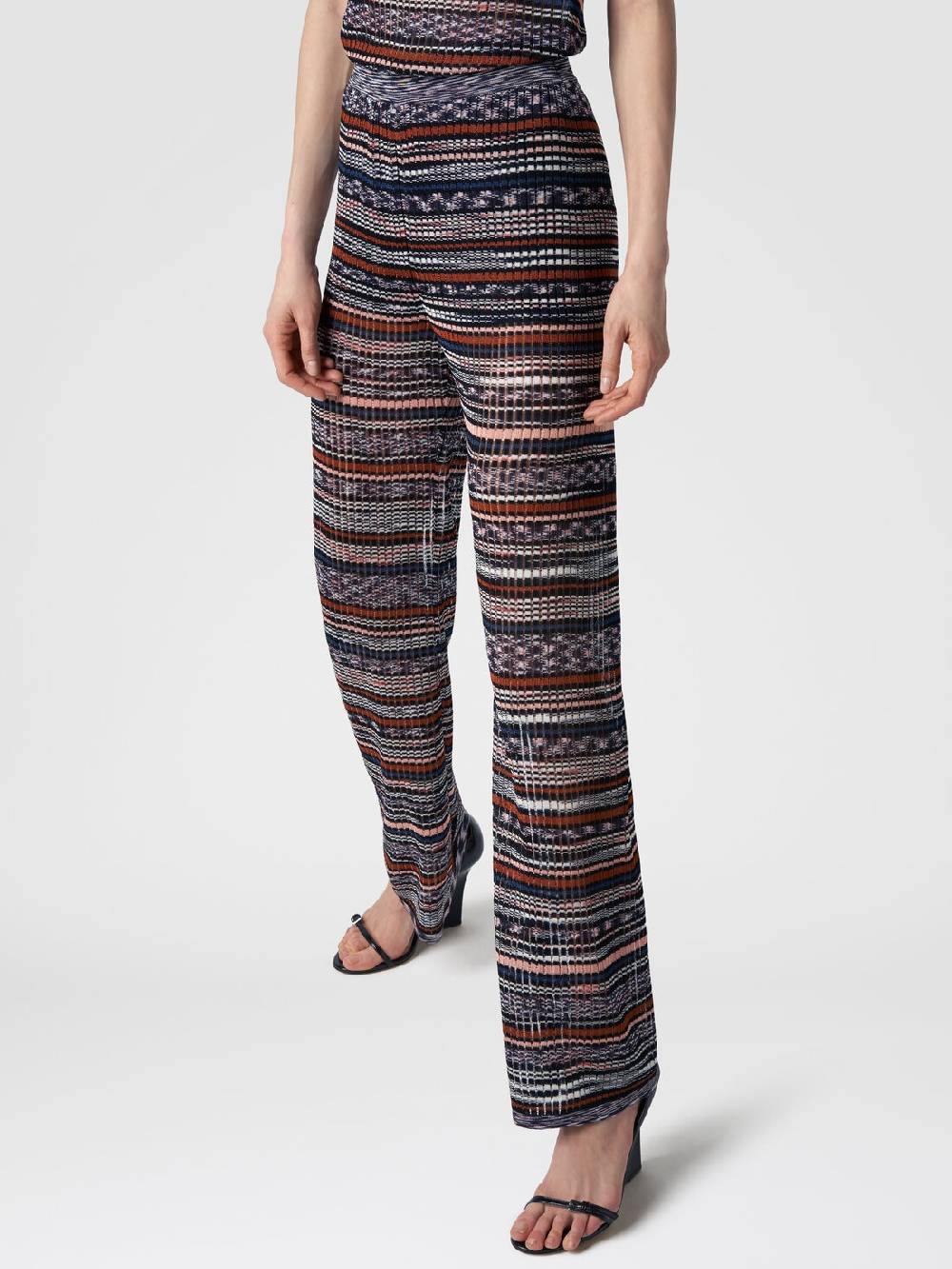 Missoni Pantaloni a costine in maglia di viscosa fiammata Hotsell