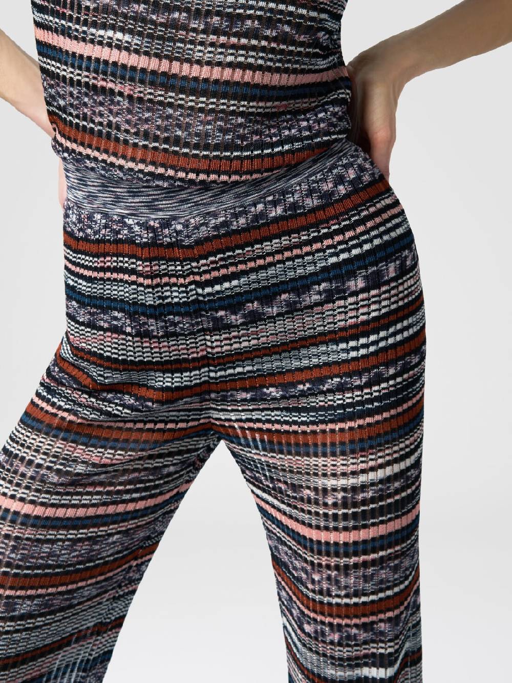 Missoni Pantaloni a costine in maglia di viscosa fiammata Hotsell